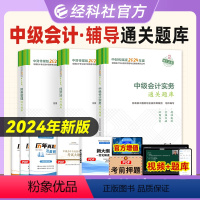 [正版]2024你Ian中级会计职称辅导书通关题库3本套中级会计实务+经济法+财务管理 2024版度全国会计专业技术资