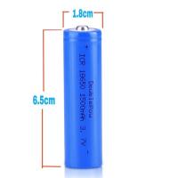 电池1个 1500mAh 理发器电推剪充电器锂电池18650剃发剪发电池智能充电器剃头电池