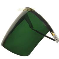 M89-铝合金支架PC面屏深绿色 电焊面罩焊工专用隔热电焊面罩安全帽护罩一体带烧焊防护面具面屏