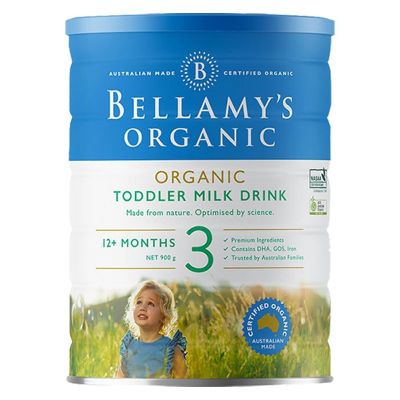 [有效期到23年8月]澳洲 贝拉米(Bellamy′s)有机幼儿配方奶粉3段(新包装)900g 适合12个月以上