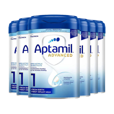 [有效期到25年8月]Aptamil 英国爱他美 白金版婴幼儿奶粉 1段 (0-6月)800g/罐