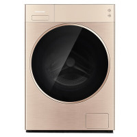 松下(Panasonic ) XQG100-LD16R 10KG 金色 洗烘一体全自动滚筒洗衣机循环喷淋智能投放