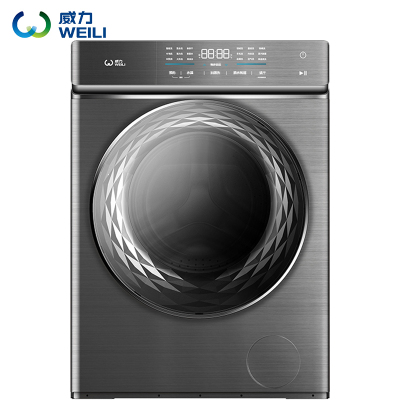 威力(WEILI)滚筒洗衣机全自动 智能投放 蒸汽除菌10kg洗烘一体直驱变频XQG100-1468DDHI 专供