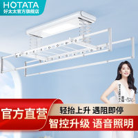 [免费安装]好太太(HOTATA)电动晾衣架D-3116S 智能语音 LED照明 自动升降晾衣杆阳台室内室外智能晾衣架