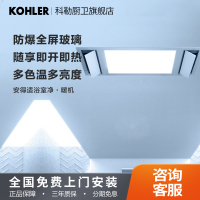 KOHLER科勒净暖机浴霸三色灯光快速大风量供暖卫生间浴霸21465/21466