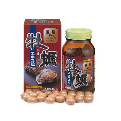 ORIHIRO日本欧力喜乐牡蛎精华生蚝提取补锌益精120粒 1瓶