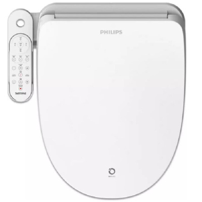 飞利浦(PHILIPS)智能马桶盖即热式暖风WIFI控制一键全自动纳米杀菌多功能冲洗电子坐便盖AIB2208/93