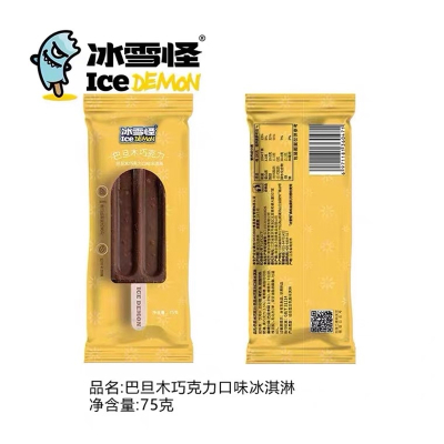 冰雪怪巴旦木巧克力口味冰淇淋80g