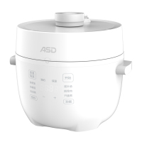 爱仕达(ASD)小型电压力锅家用智能迷你高压锅饭煲全自动多功能AP-Y25E160 2.5L