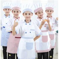 儿童厨师服套装幼儿园烘焙小厨师服装幼儿厨师衣服角色区扮演小孩