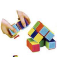 按摩方块积木幼儿园桌面游戏玩具益智拼插接积木儿童玩具按摩方块积木室内玩具
