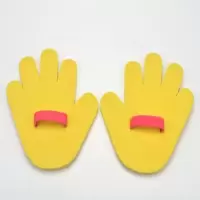 黄色 一双 幼儿园爬行手掌垫 儿童感统训练EVA泡沫游戏手掌爬行垫 板协力板