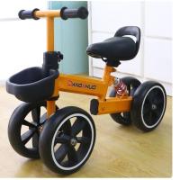 活力橙 小轮铝减震适合75-115 永久 儿童四轮 平衡车 滑行无脚踏车1-3-6 岁婴儿 学步车 溜溜车