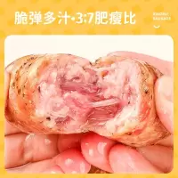 2斤20根[猪肉肠]原味+黑椒 皇家小虎猪肉肠火山石烤香肠热狗肠脆皮肠黑椒烤肠台湾肠商用