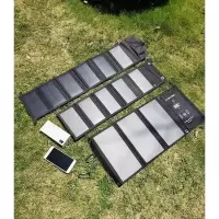 太阳能充电宝 户外折叠太阳能充电板便携式户外移动电源220v太阳能充电移动电源