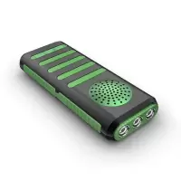 军绿色12000毫安 多功能充电宝带蓝牙音响一体迷你蓝牙音箱充电宝10000毫安户外手
