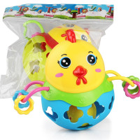 袋装(颜色随机) 默认 乐益婴儿可咬趣味软胶响铃小鸡软胶摇铃宝宝玩具0-3岁