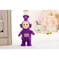 紫色(丁丁) 公仔款无功能站姿25厘米 正版天线宝宝玩具公仔玩偶智能电动唱歌小波布娃娃大号一套背包