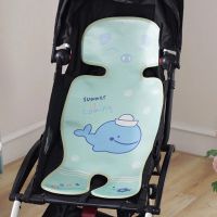 绿色鲸鱼(普通款冰丝凉席) 35*70(独立包装) 婴儿推车凉席儿童宝宝通用透气B&B餐椅安全座椅手推车凉席