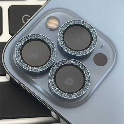13拍下备注颜色-2颗 后摄像头闪粉保护圈适用13ProMax苹果13pro手机镜头贴膜13mini钻