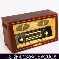 款1收音机 复古老式缝纫机收音机录音电视机放映机摄影机打字机模型道具摆件