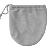 [棉绒套]灰色 单卖 热水袋外套暖水袋套子单卖电热饼保护套通用绒布双插手毛绒套圆形