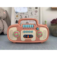 8089收音机粉色 儿童时尚故事机幼儿园仿真儿歌收录音机婴儿音乐早教益智类玩具