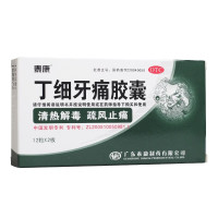 泰康 丁细牙痛胶囊 0.45g*24粒 清热解毒 疏风止痛 牙龈肿胀急性牙髓炎 急性根尖周炎