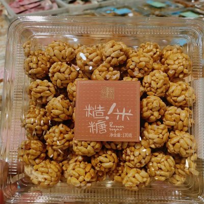 曼兹集鲜糙!米糖(焦糖味)170g