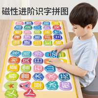 宝宝幼儿磁性识字拼图拼板磁力汉字认字3到6岁儿童早教男女孩玩具
