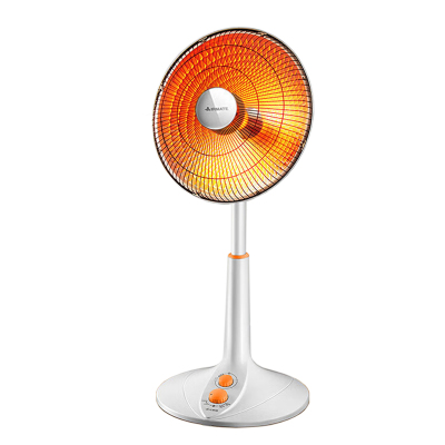 艾美特(Airmate)小太阳取暖器可升降暗光电暖器摇头定时暖风机HF1214T-W