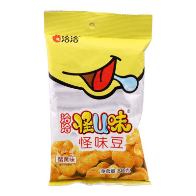 洽洽怪味豆蟹黄味80g