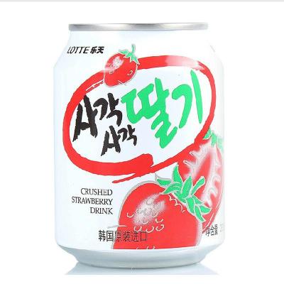 乐天草莓水果饮料238ml