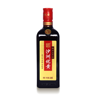 沙洲优黄精品五年陈黄酒510ml