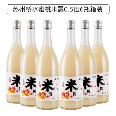 苏州桥水蜜桃米露750ml