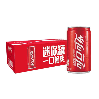 可口可乐汽水迷你罐200ml*24罐