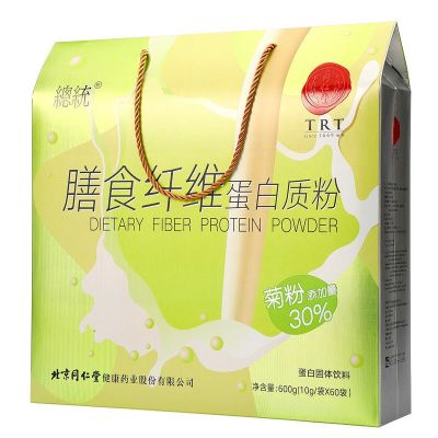 北京同仁堂膳食纤维蛋白质粉600g(10g/袋*60袋)