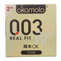 冈本OK避孕套贴身超薄003RealFit2片装