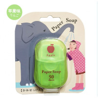 PAPER SOAP便携一次性香皂片苹果味50片