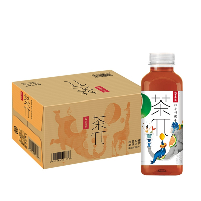 农夫山泉茶π(茶派)柑普柠檬茶500ml*15瓶果味茶饮料
