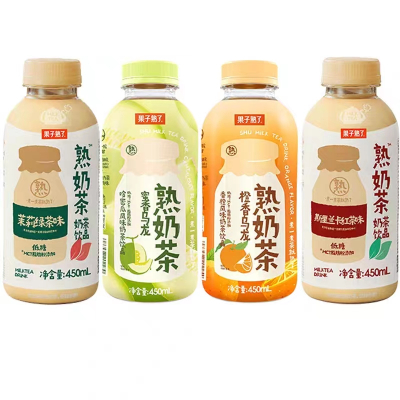 果子熟了 熟奶茶 香橙味 450ml*15