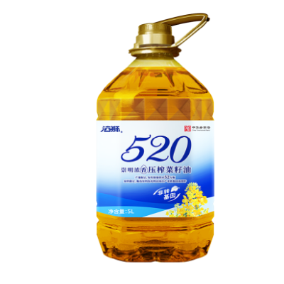 海狮520崇明特香压榨菜籽油5L*4桶