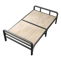 单人床双人床家用铁架硬板床办公室午休睡觉实木钢架折叠床