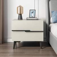 床头柜简约现代家用意式极简床边柜小型轻奢床头收纳储物柜