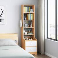 床头柜置物架实木色简约现代北欧储物柜收纳卧室简易床边小型柜子