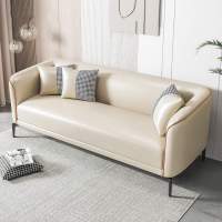沙发小户型款科技布客厅现代简约轻奢三人位简易服装店小沙发
