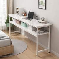 电脑桌简约卧室家用办公长条桌小户型靠墙窄书桌台式学习写字桌子