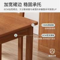 四方桌子正方形家用餐桌小户型客厅饭桌家用实木腿小方桌子餐桌椅.