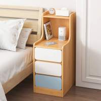 床头柜置物架简约现代小型超窄简易床边迷你收纳柜出租房用储物柜.