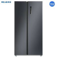美菱(MELING) BCD-435WPCX 435升对开门冰箱 双开门冰箱一级能效变频风冷无霜低噪嵌入式家用电冰箱